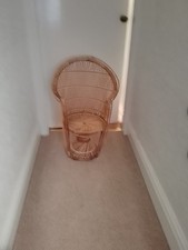 Mini Peacock Chair Fan Back