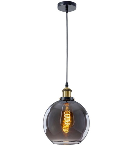 Vintage glass pendant light - glass,