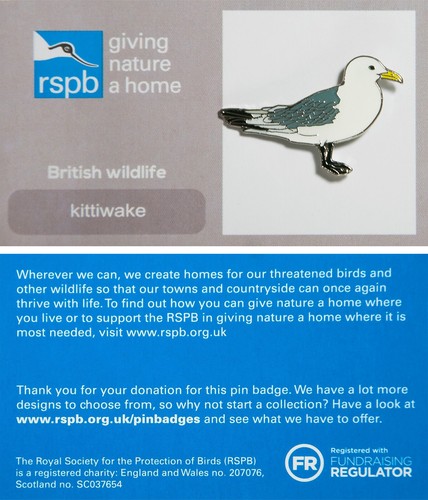 Rspb pin badge gnah - badge,