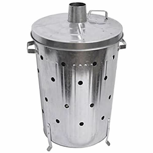 Garden rubbish fire bin - garden,