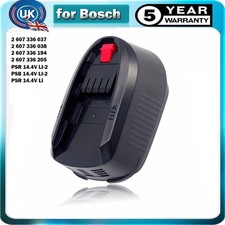 For Bosch 14.4V Battery 1.5Ah PSB LI-2 PSR 14.4 LI LI-2 2 607 336 205 / 037/ 038