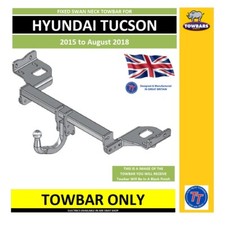 Towbar Swan Neck for Hyundai Tuscon 2015 to August 2018 Tow-Trust TKIA2SN