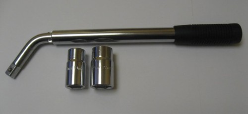 Wheel brace wrench extendable - brace,