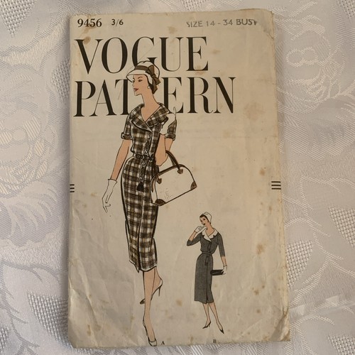 Vogue pattern 9456 dress cc - vogue,