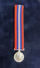MINIATURE  WW2 WAR  MEDAL 1939 -  1945