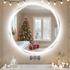Illuminat LED Bathroom Mirror with Lights Demister Touch Sensor Wall Anti-fog