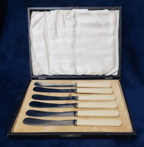 Vintage set faux bone - 6, x