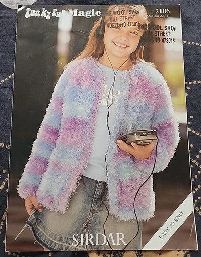 Sirdar funky fur - funky, knitting