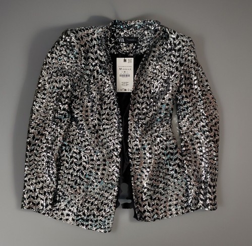 Zara silver black shoulder - zara,