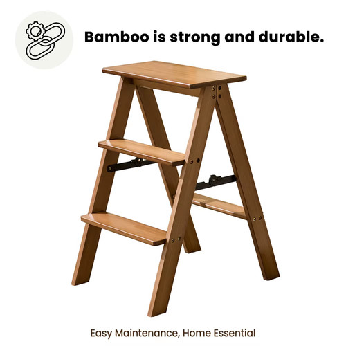 Foldable library ladder - foldable,