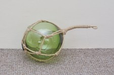 glass bouy 20cm (8")  float nautical seaside fishing bouys, beach, boat buoy
