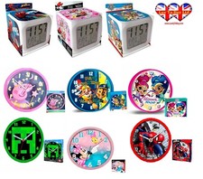 Cartoon Characters, Alarm Clock Digital LED, Wall Clock bedroom