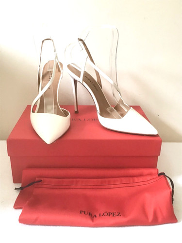 Bnib pura lopez white leather - pura,