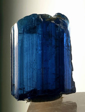 Ink Dark Blue Color  Tourmaline Crystal From Afg Peach Mine