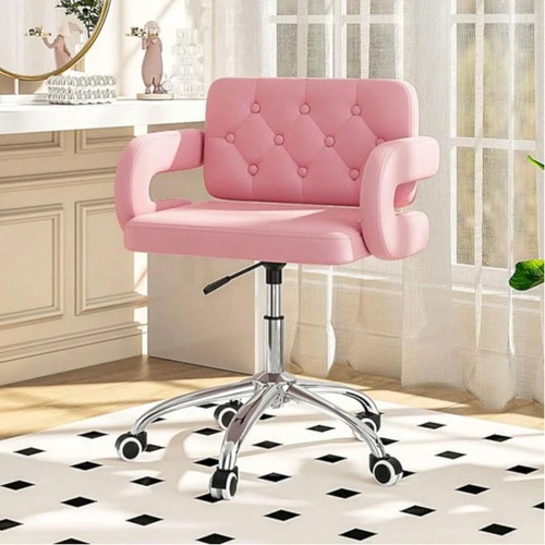 Faux leather swivel - leather, office