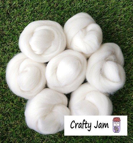 Needle felting diamond - diamond, white