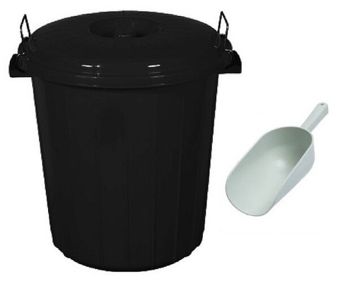 70l black plastic - black,