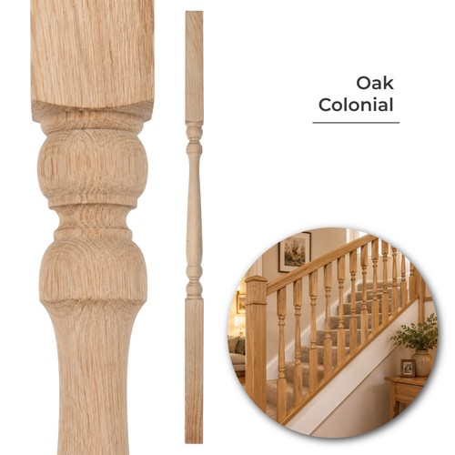 Colonial stair spindles - stair, 41mm