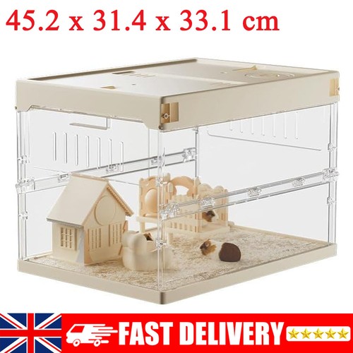 Acrylic hamster cage with - hamster,