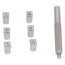 37Pcs Alphabet Punch Tool Set Durable Metal Stamping Kit For Household