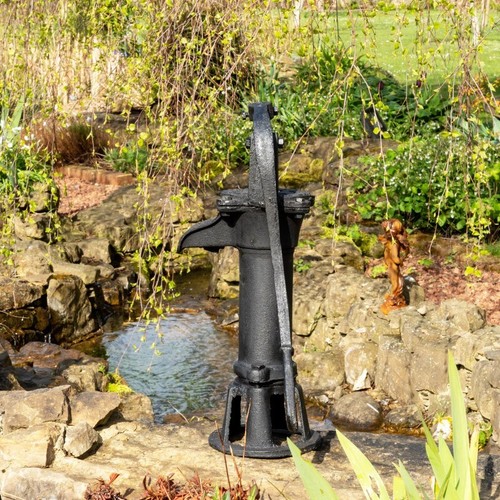 Garden cast iron pitcher hand - iron,