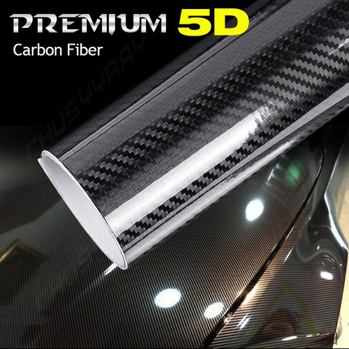 Carbon fiber vinyl sticker - 5d,