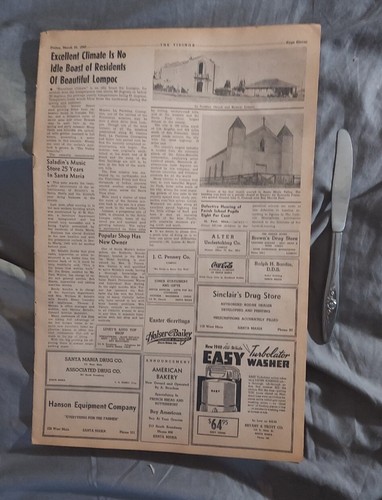 1940 santa maria print - 1940,