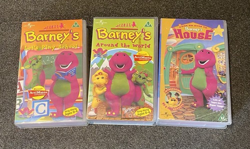 Barney vhs video - barney, bundle