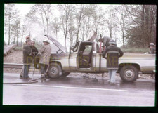 1979 Roadside Scene - Fire