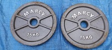 2 x 15kg Marcy Olympic Weight