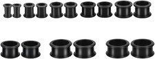 16 PCS Ear Stretching Kit Soft Silicone Ear Tunnels Gauge Earrings Size 2G 00G 