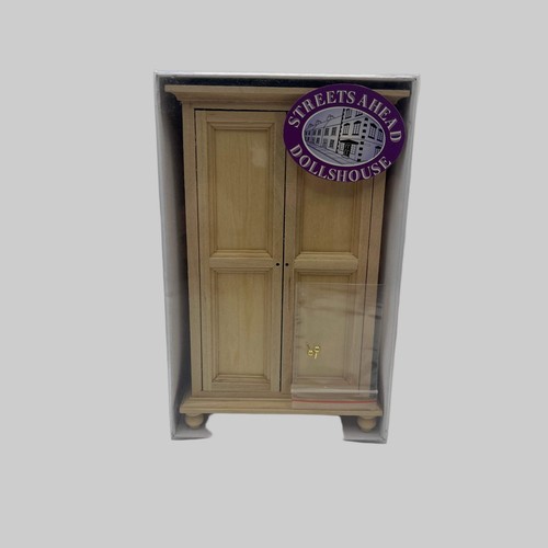 Dolls house bare wood double - house,