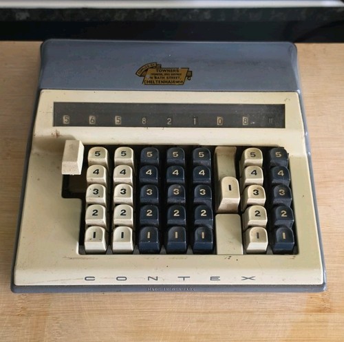 Vintage contex adding - contex,