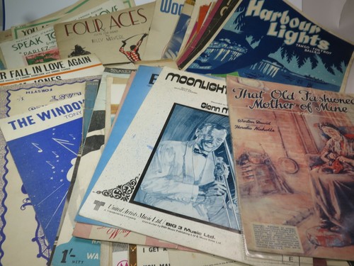 Antique vintage sheet - &,