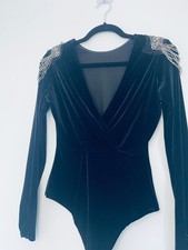 Velvet body suit