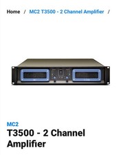 MC2 T-3500 Amplifier