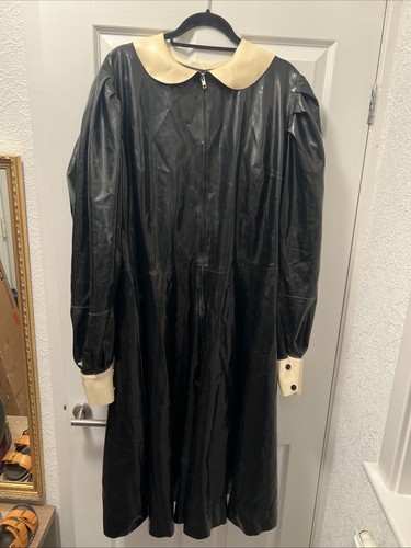 Latex matron maid style dress - latex,