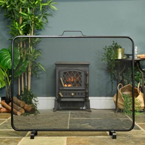 New steel square fire guard - square,