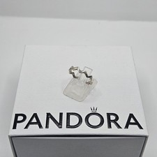 Genuine Pandora Ring Polished Zigzag ALE 925 Size - 52 197752