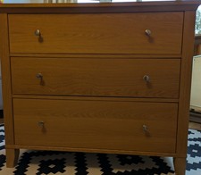 IKEA Hemnes 3-Drawer Chest of Drawers, oak colour