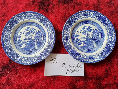 Vintage blue and white - and, willow