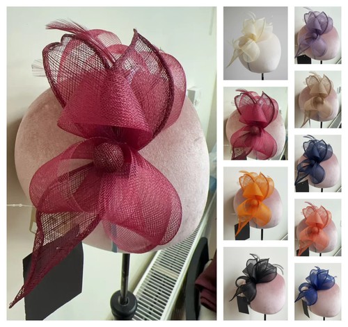 Ladies sinamay curls bow - ladies,