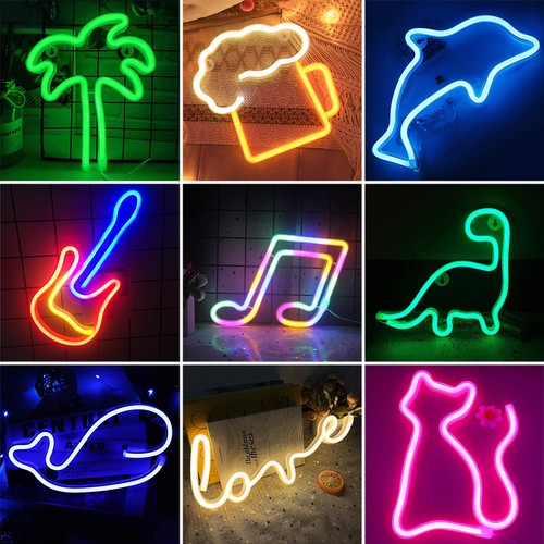 Colorful led neon sign - colorful,