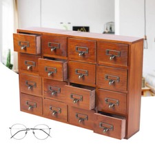 16 Drawers Vintage Tabletop