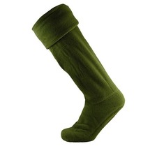 Mens Womens Fleece Wellie Socks Ladies Wellington Boot Thermal Liners Warm