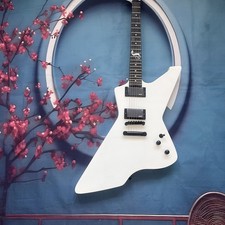 White Electric Guitar explore