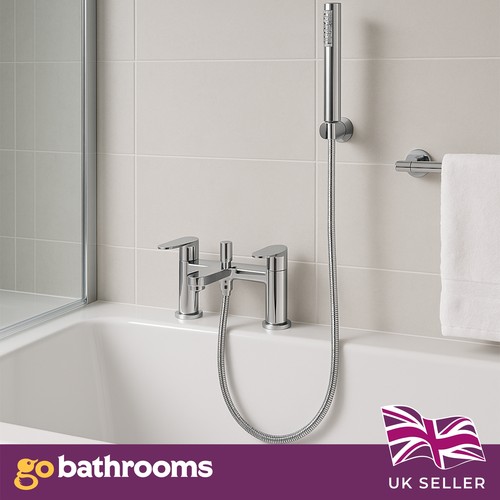 Chrome bath shower mixer - chrome,