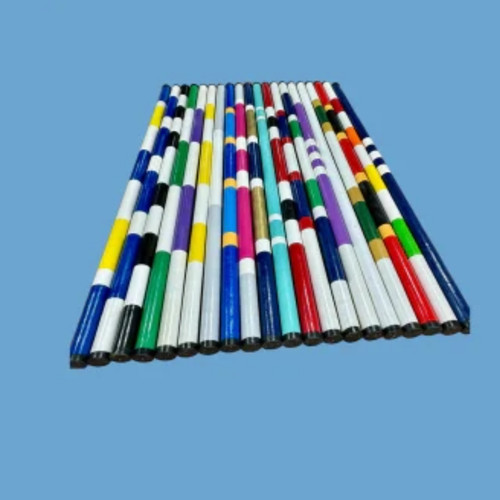 Show jump poles wooden painted - wooden,