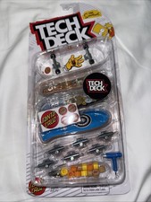 Tech Deck The Simpsons Fingerboard 4 Pack With Stickers And Assorted Wheels