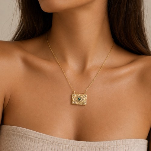 Evil eye necklace - eye,